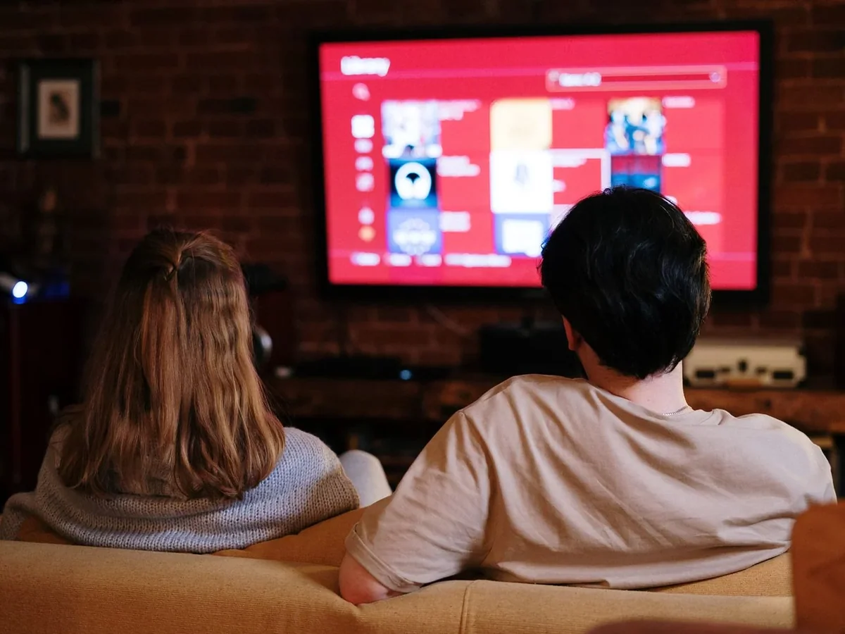 Sony 55 Inch Bravia 4K TV angle view