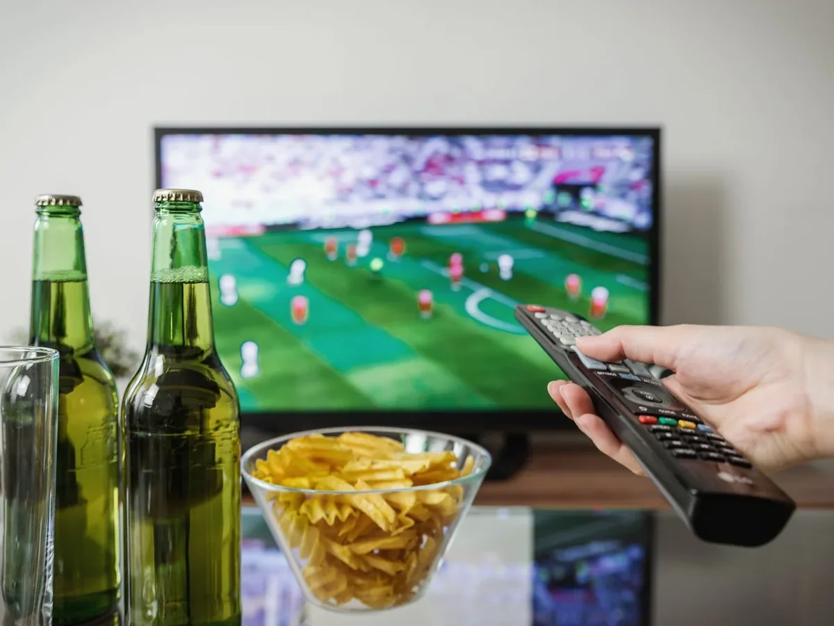 Vision Plus 32 Inch Smart TV in a living room setting